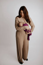 Load image into Gallery viewer, Plum Purple Knotted Gown & Bow