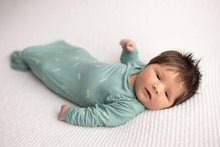 Load image into Gallery viewer, Arrow Print Knotted Gown: Blue Arrows