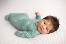 Load image into Gallery viewer, Arrow Print Knotted Gown: Blue Arrows