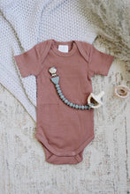 Load image into Gallery viewer, Pacifier Clip- Beaded Buttercream
