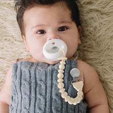 Load image into Gallery viewer, Pacifier Clip- Beaded Buttercream
