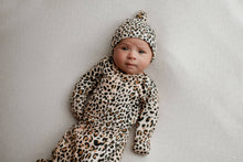 Load image into Gallery viewer, Leopard Knotted Gown: Gown & Hat