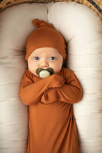 Load image into Gallery viewer, Saddle Longhorn Orange Knotted Gown & Hat