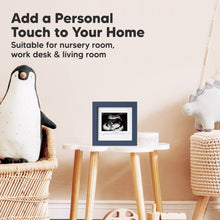 Load image into Gallery viewer, Sonogram Picture Frame: Midnight Blue