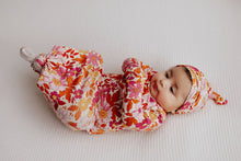 Load image into Gallery viewer, Wild Child Floral Knotted Gown: Gown & Hat