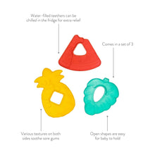 Load image into Gallery viewer, Cutie Coolers- Water Teether: Dino (3-pack)