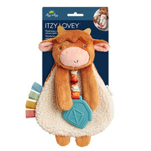 Load image into Gallery viewer, Itzy Lovey Plush Highland Cow- Crinkle/Teether Toy