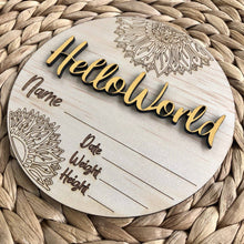 Load image into Gallery viewer, Hello World- Sunflowers