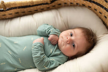 Load image into Gallery viewer, Arrow Print Knotted Gown: Blue Arrows