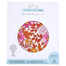 Load image into Gallery viewer, Wild Child Floral Knotted Gown: Gown & Hat