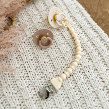 Load image into Gallery viewer, Sweetie Strap-Pacifier Clips: White Beaded