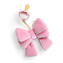 Load image into Gallery viewer, Bitzy Pal Natural Rubber Pacifier & Plush: Bow