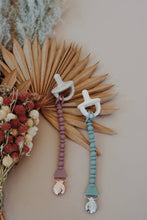 Load image into Gallery viewer, Pacifier Clip- Beaded Buttercream