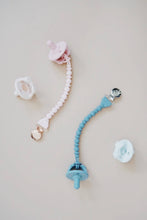 Load image into Gallery viewer, Pacifier Clip- Beaded Buttercream