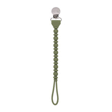 Load image into Gallery viewer, Sweetie Strap-Pacifier Clips: White Beaded