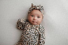 Load image into Gallery viewer, Leopard Knotted Gown: Gown & Hat