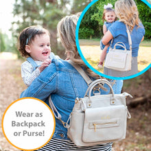 Load image into Gallery viewer, Small Diaper Bag Purse: Brown