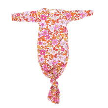 Load image into Gallery viewer, Wild Child Floral Knotted Gown: Gown & Hat