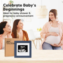 Load image into Gallery viewer, Sonogram Picture Frame: Midnight Blue