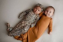 Load image into Gallery viewer, Leopard Knotted Gown: Gown & Hat