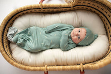 Load image into Gallery viewer, Arrow Print Knotted Gown: Blue Arrows