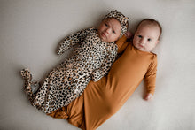 Load image into Gallery viewer, Leopard Knotted Gown: Gown & Hat