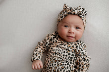Load image into Gallery viewer, Leopard Knotted Gown: Gown & Hat
