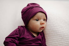 Load image into Gallery viewer, Plum Purple Knotted Gown & Bow