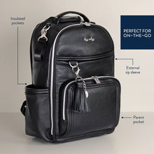 Load image into Gallery viewer, Noir Boss Plus- Backpack Diaper Bag