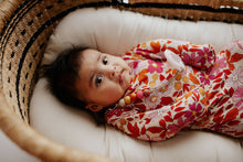 Load image into Gallery viewer, Wild Child Floral Knotted Gown: Gown & Hat