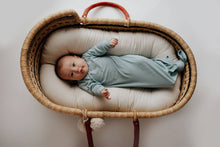 Load image into Gallery viewer, Blue Bird Ribbed Knotted Gown