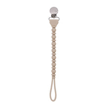 Load image into Gallery viewer, Pacifier Clips- Beaded/ Toast