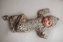Load image into Gallery viewer, Leopard Knotted Gown: Gown & Hat