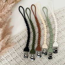 Load image into Gallery viewer, Sweetie Strap-Pacifier Clips: White Beaded