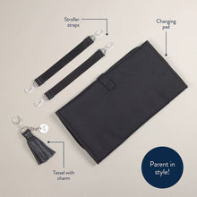 Load image into Gallery viewer, Noir Boss Plus- Backpack Diaper Bag