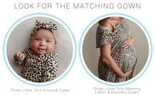 Load image into Gallery viewer, Leopard Knotted Gown: Gown & Hat