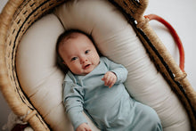 Load image into Gallery viewer, Blue Bird Ribbed Knotted Gown