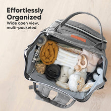 Load image into Gallery viewer, Original Diaper Bag Backpack, Baby Bags with Changing Pad: Classic Gray