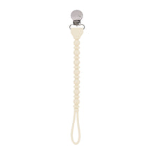Load image into Gallery viewer, Sweetie Strap-Pacifier Clips: White Beaded