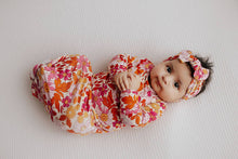 Load image into Gallery viewer, Wild Child Floral Knotted Gown: Gown & Hat