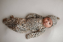 Load image into Gallery viewer, Leopard Knotted Gown: Gown & Hat