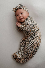 Load image into Gallery viewer, Leopard Knotted Gown: Gown & Hat