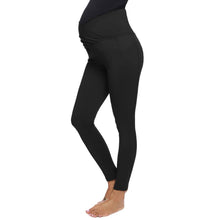 Load image into Gallery viewer, Cross Panel Leggings- BLACK