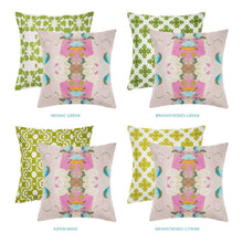 Load image into Gallery viewer, Monet’s Garden Pink Decorative Pillow: 14" x 20" Lumbar