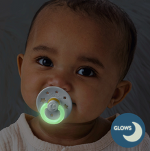 Load image into Gallery viewer, Itzy Soother Natural Rubber Paci: Glow 0-6m