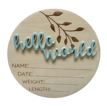 Load image into Gallery viewer, Classic Birth Disc- Aqua Mist