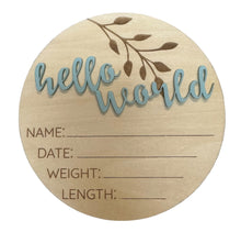 Load image into Gallery viewer, Classic Birth Disc- Aqua Mist