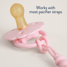 Load image into Gallery viewer, Itzy Soother Natural Rubber Paci: Pink Bow- 0-6m