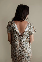 Load image into Gallery viewer, Leopard Maternity Labor & Delivery/ Nursing Gown