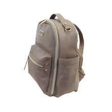 Load image into Gallery viewer, Taupe Mini Diaper Bag